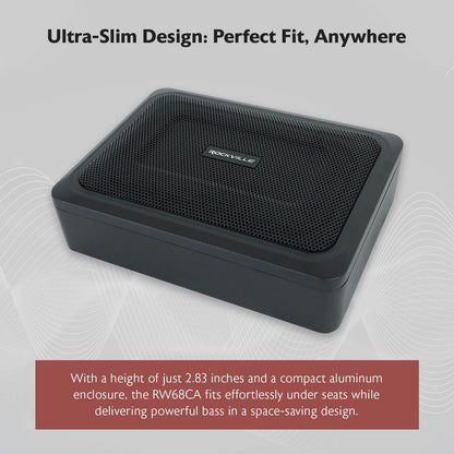 Slim Low-Profile Active Car Subwoofer