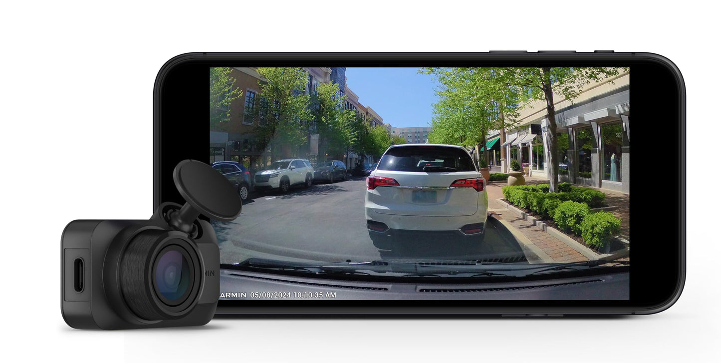Ultra-Compact 1080p Dash Cam with 140° FOV and Voice Control