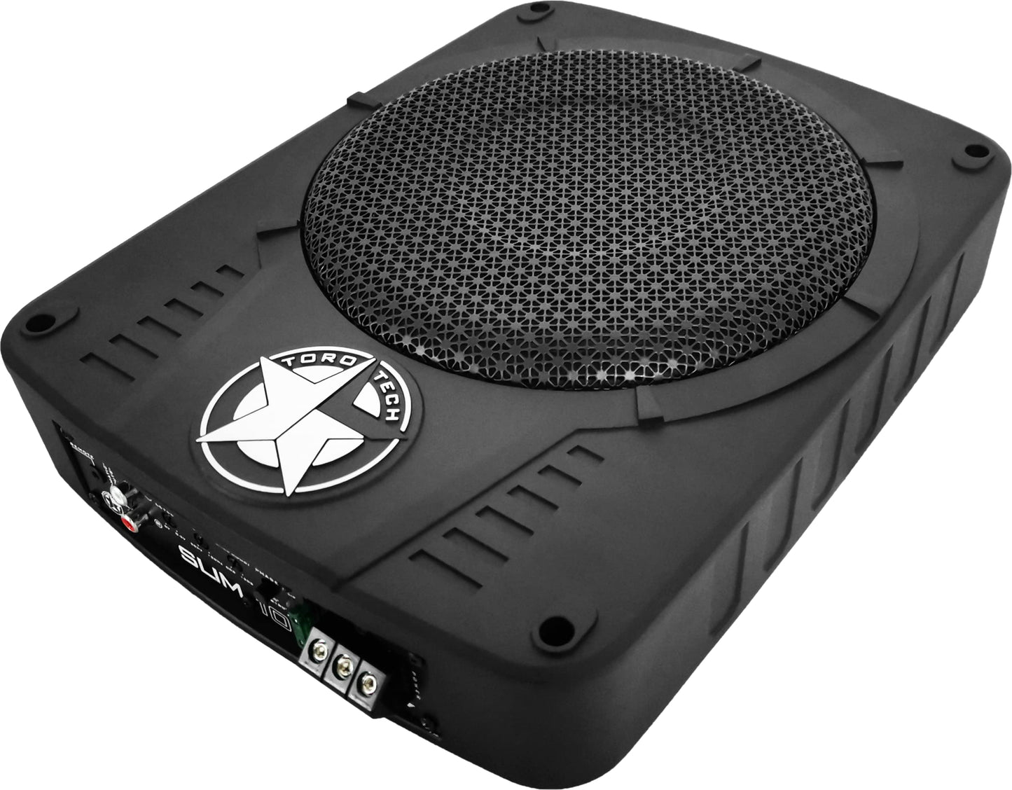 10" Slim Under-Seat Active Subwoofer with 300W RMS Amplifier