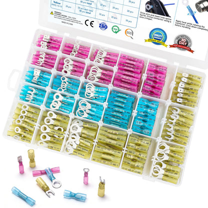 Waterproof Heat Shrink Wire Connector Kit for Automotive & Marine