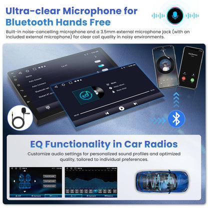 9" Android Touchscreen Stereo for 2006–2015 Roadster with Wireless CarPlay & Android Auto